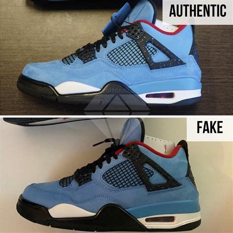 fake cactus jack shoes|How to check the authenticity of your Air Jordan 4 Cactus Jack.